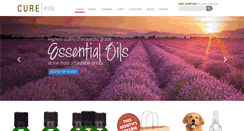 Desktop Screenshot of cureoils.com